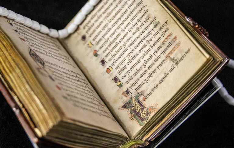Illuminated pages from the Celtic Psalter