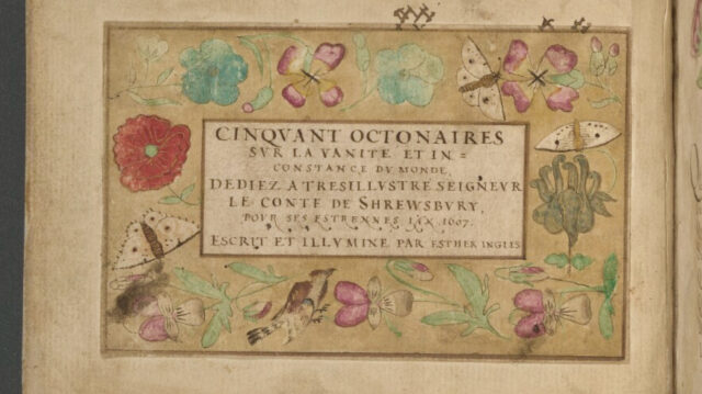 Cinquant Octonaires sur la vanité et inconstance du monde, dediez a tresillustre seigneur le conte de Shrewsbury 